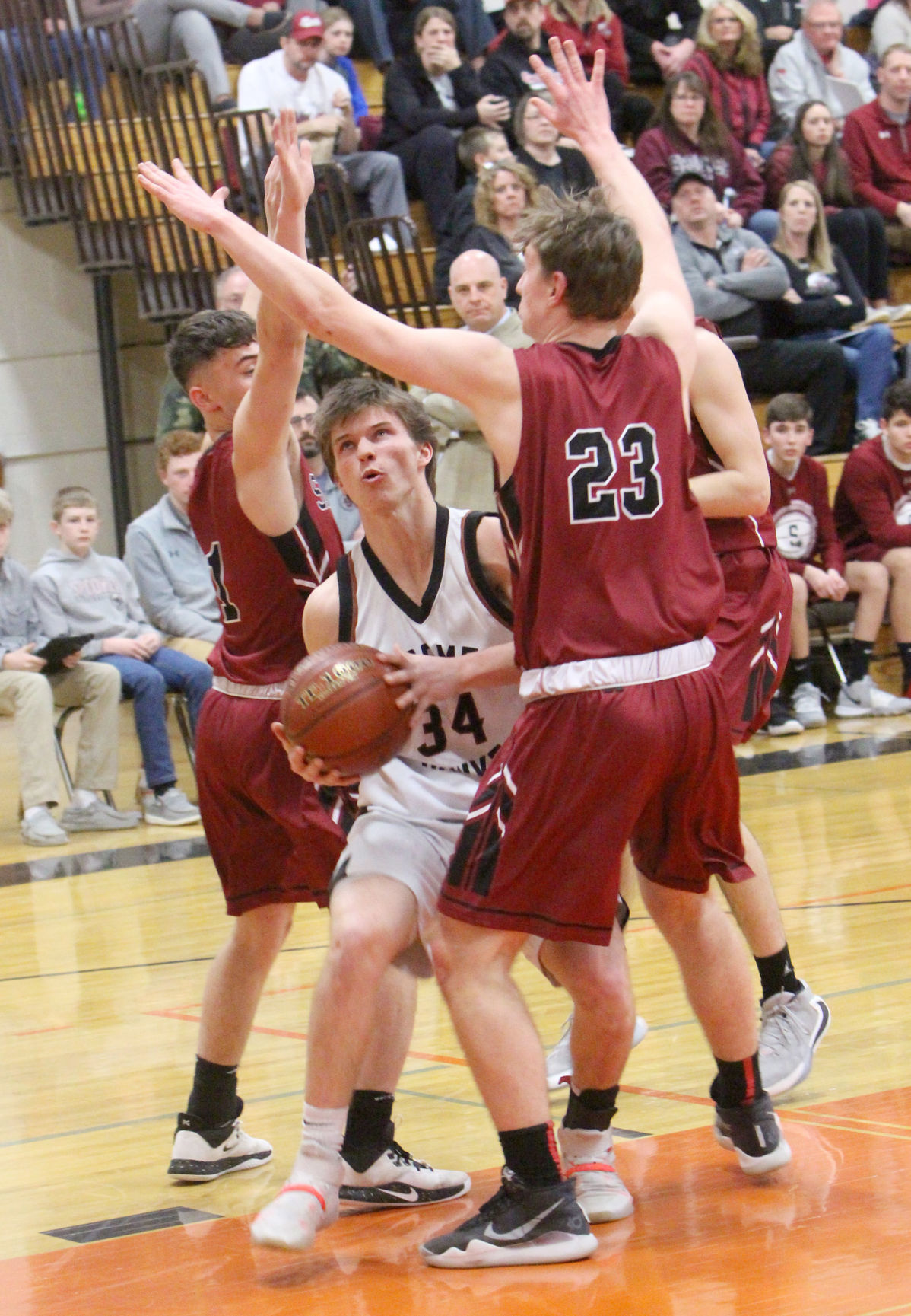 Spooner at Bloomer boys basketball 3-3-20